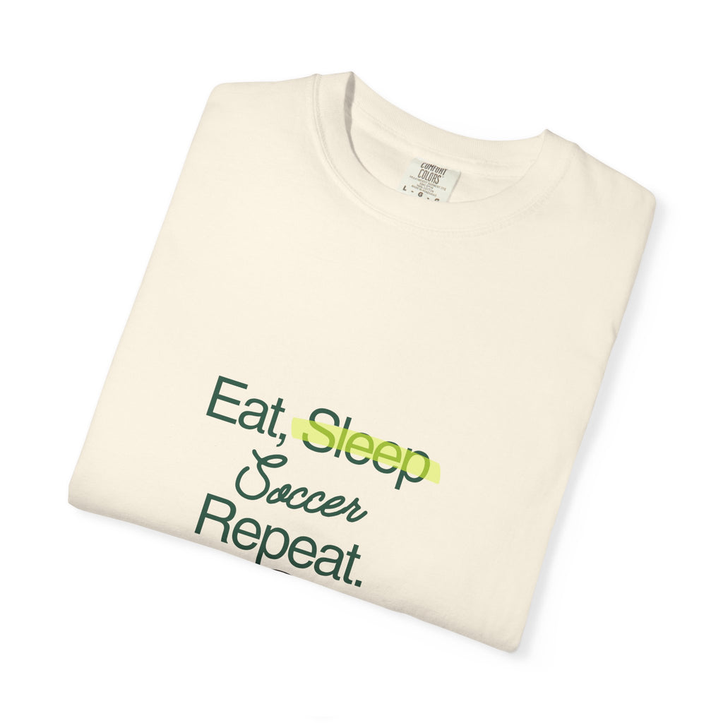 Eat, Sleep, Soccer, Repeat T-Shirt — Youth & Adult Soccer Tee