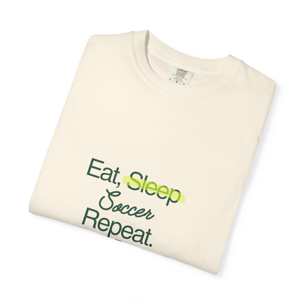 Eat, Sleep, Soccer, Repeat T-Shirt — Youth & Adult Soccer Tee