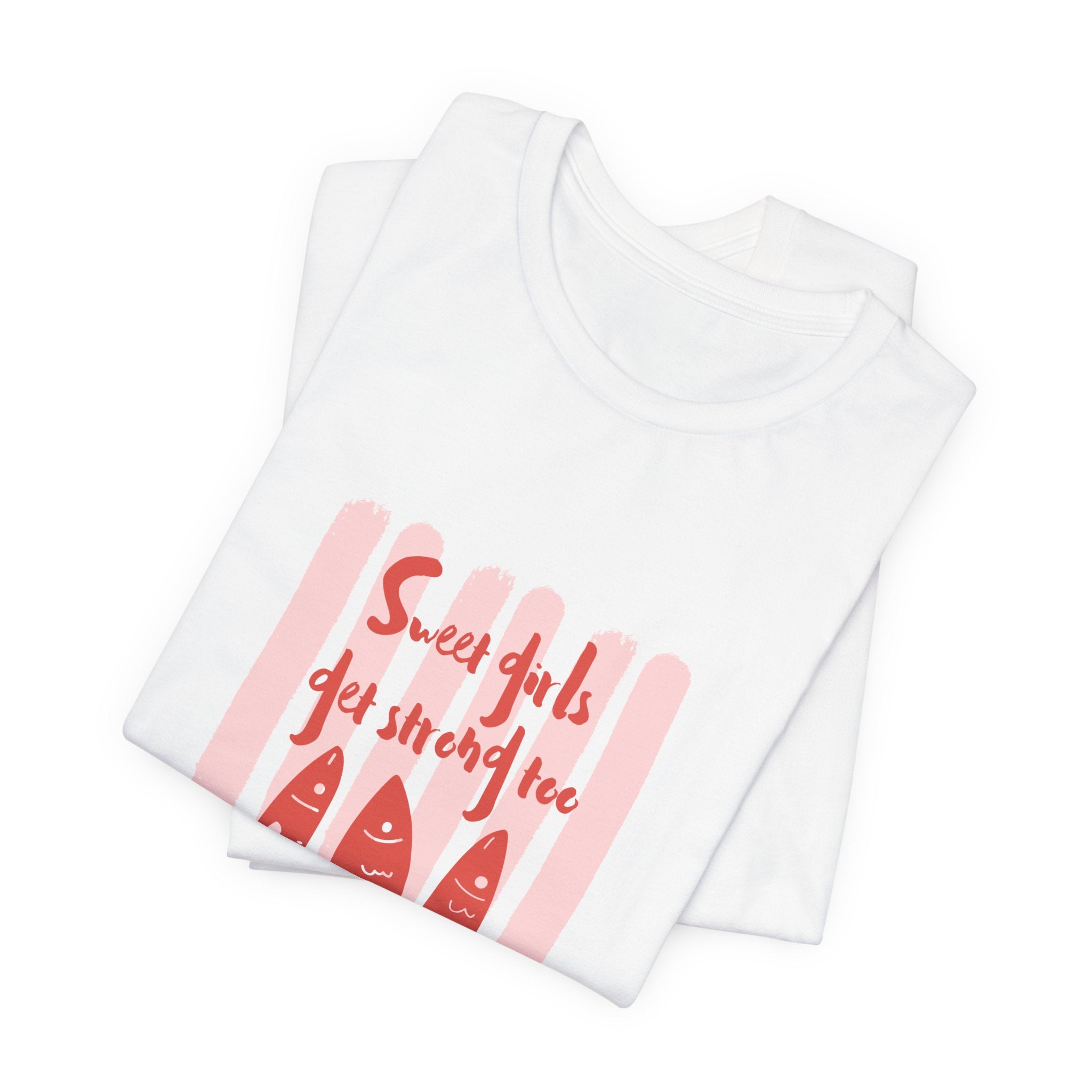 T-Shirt — Sweet Girls Get Stitched Too Graphic Tee