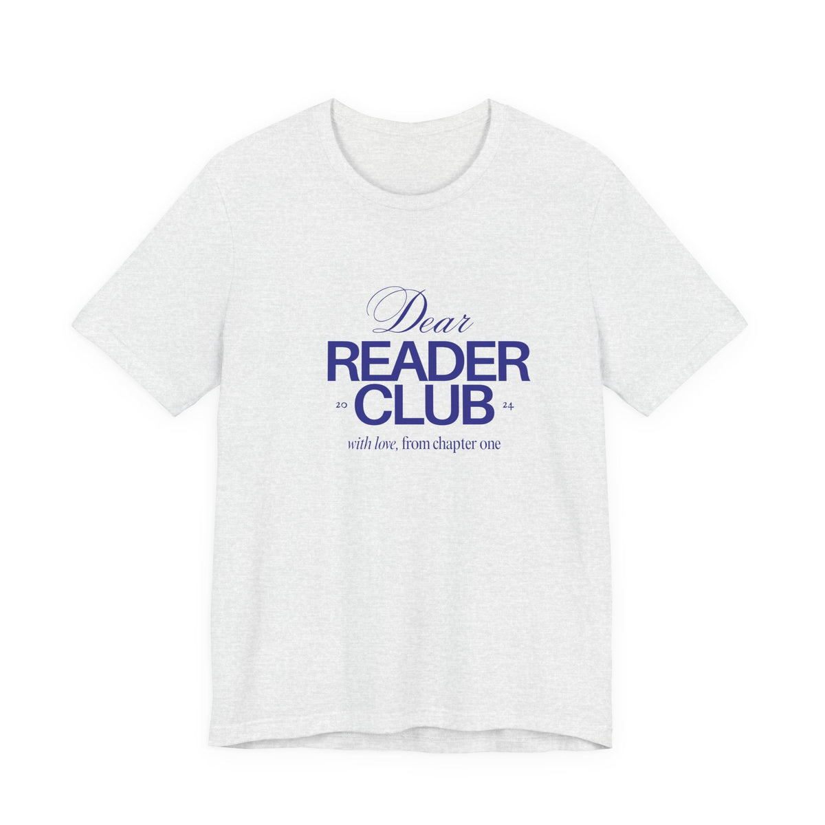 Dear Reader Club T-Shirt — 'Dear Reader Club' Literary Tee for Book Lovers