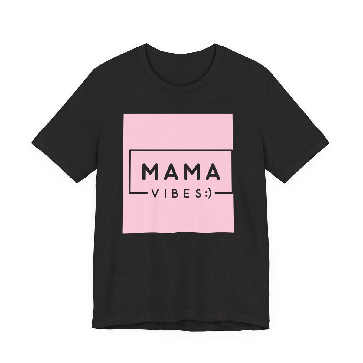Mama Vibes Pink Graphic Tee – Mothers Day Casual T‑Shirt
