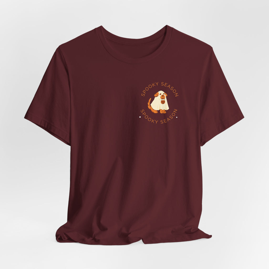 Dog Mom T-Shirt — Cute Brown Puppy Graphic with “Dog Mom” Text