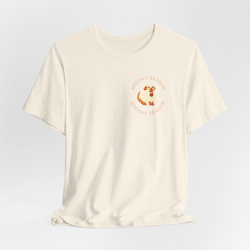 Dog Mom T-Shirt — Cute Brown Puppy Graphic with “Dog Mom” Text