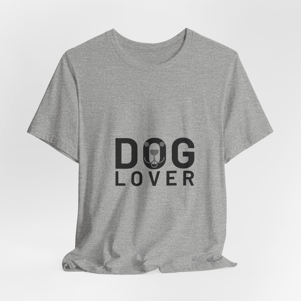 Dog Lover T-Shirt — Cute Paw & Collar Graphic Tee for Pet Owners