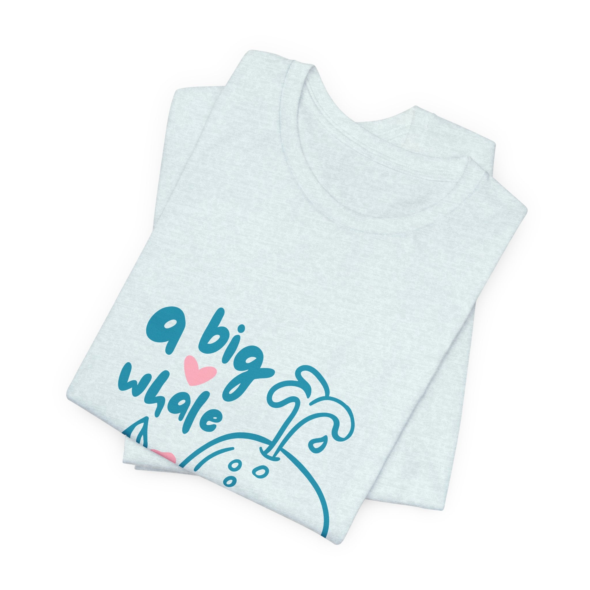 A Big Whale Cute Graphic Tee — Whimsical Ocean Lover T‑Shirt