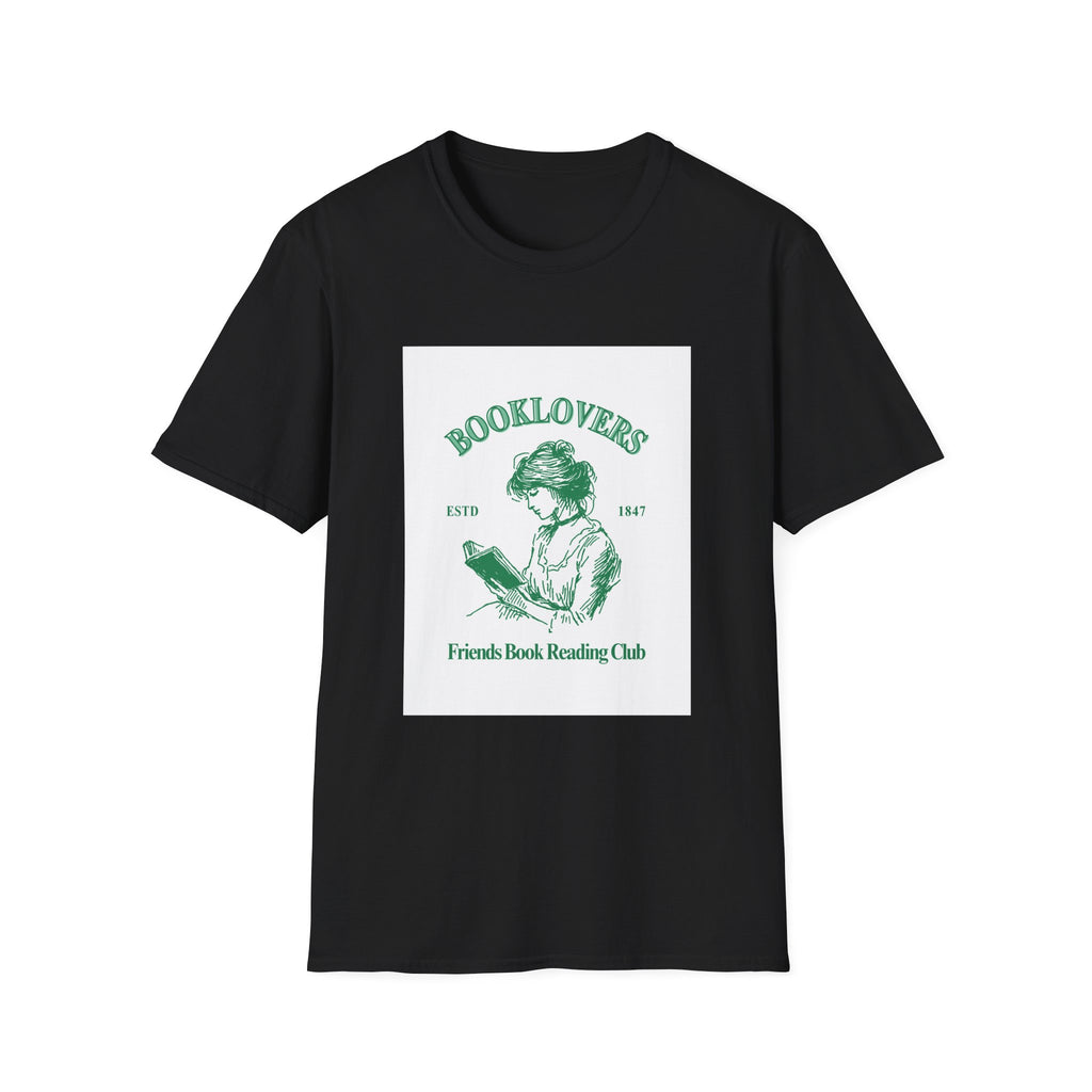 Booklovers T-Shirt — Vintage Reader Graphic Tee (Friends Beach Reading Club)