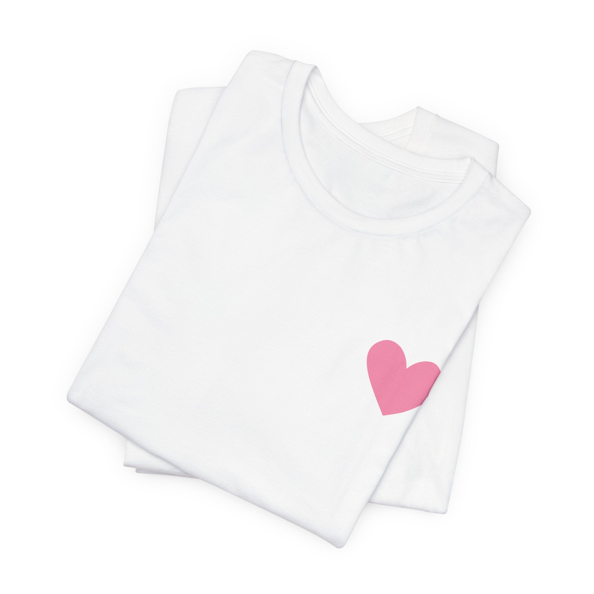 Heart Club Tee — Cute Strawberry Stamps Graphic Shirt (Where Hearts Connect)
