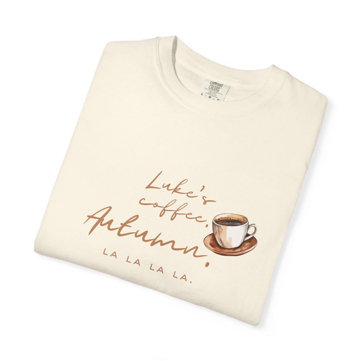 Autumn Coffee Tee — "Luke's Coffee & Autumn" Graphic T-Shirt
