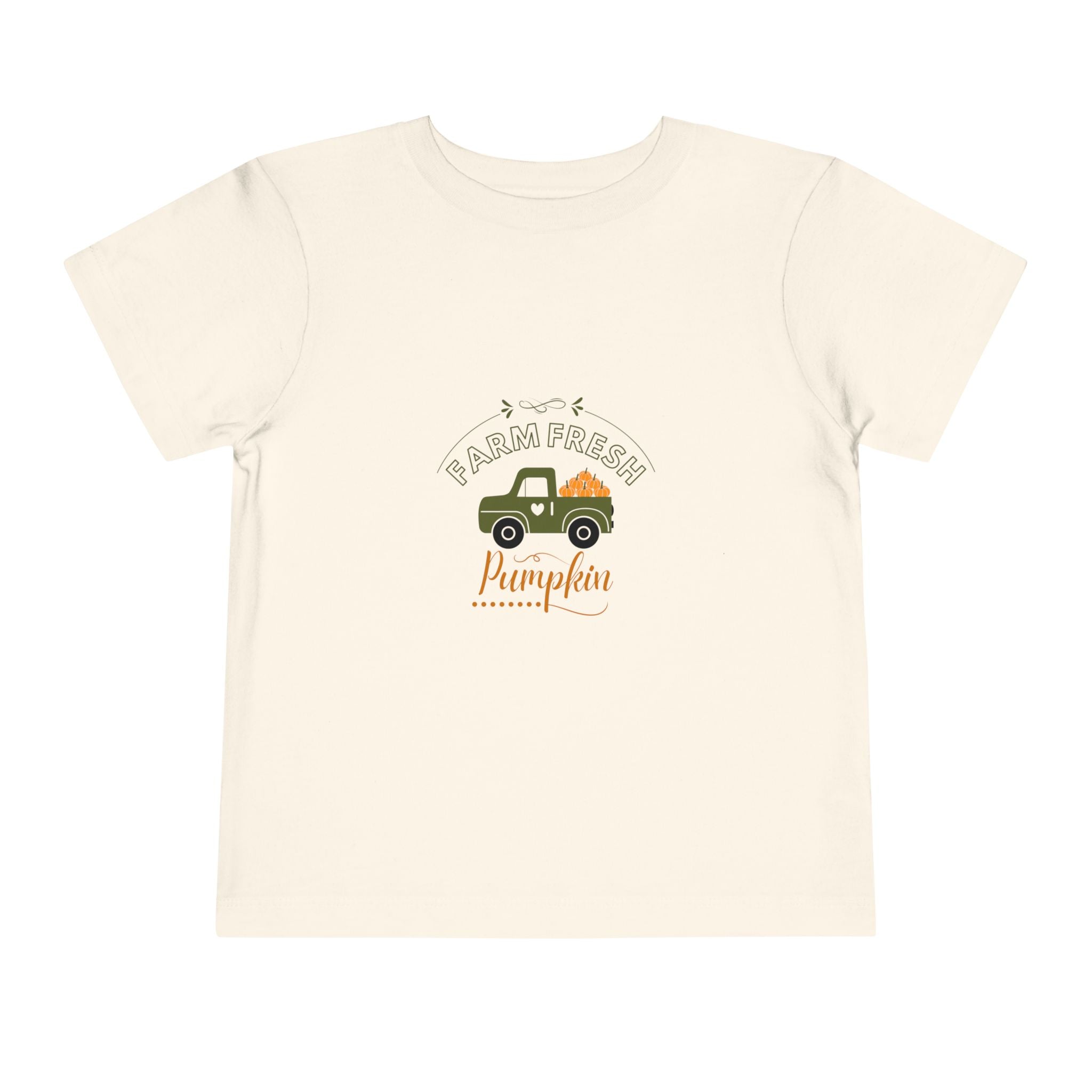 Toddler Tee — "Pumpkin Picking" Farm Truck Fall Shirt