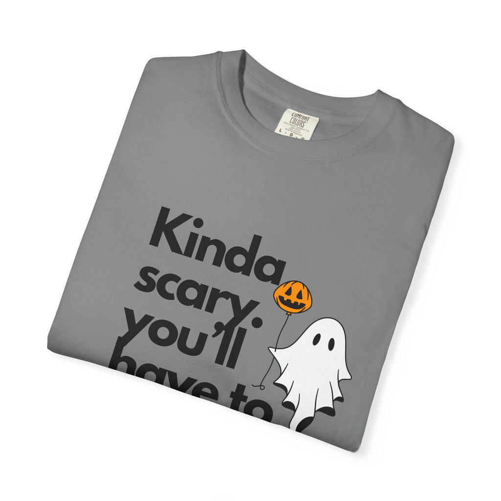 Kinda Scary You'll Have to Hold Me T-Shirt — Cute Ghost Halloween Tee