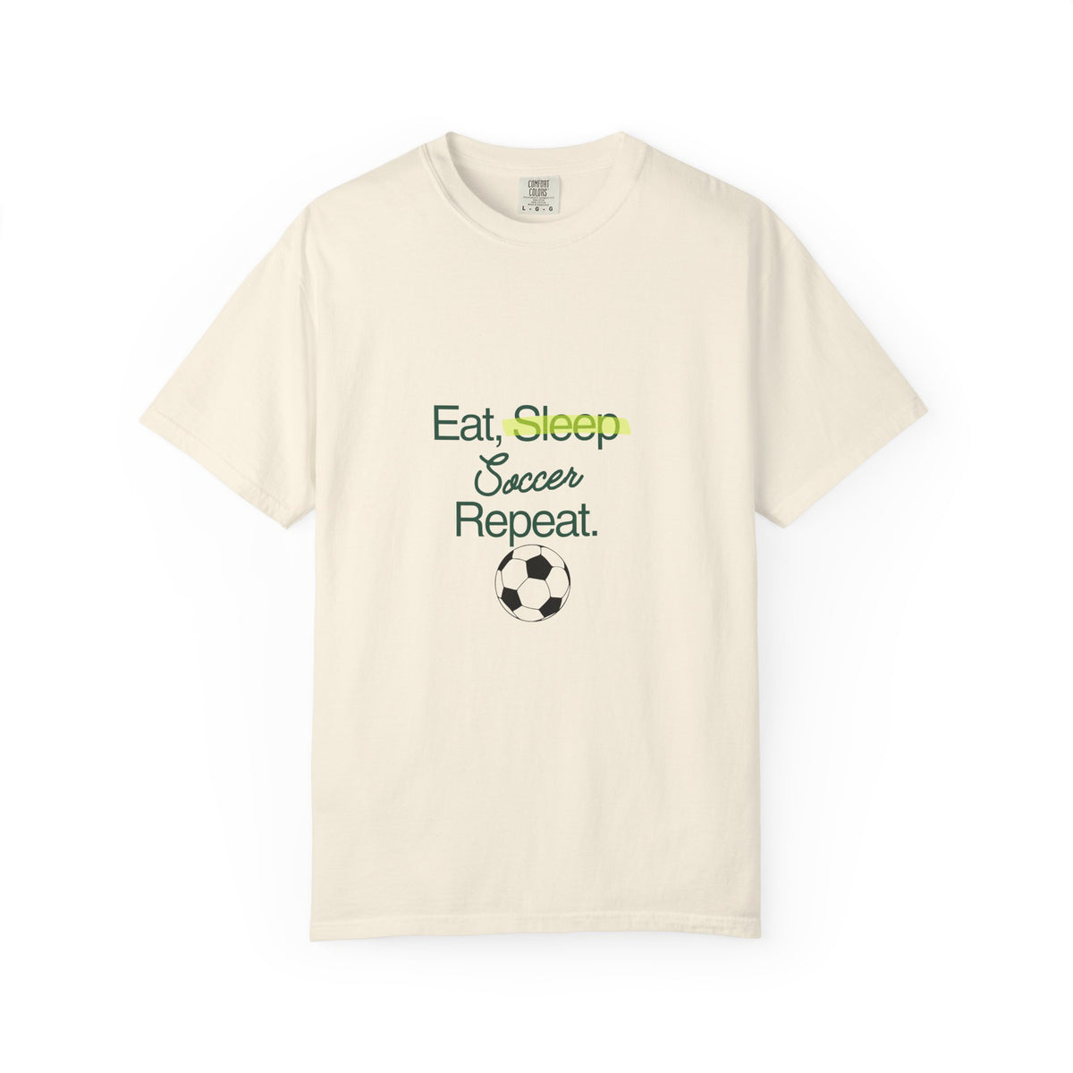 Eat, Sleep, Soccer, Repeat T-Shirt — Youth & Adult Soccer Tee