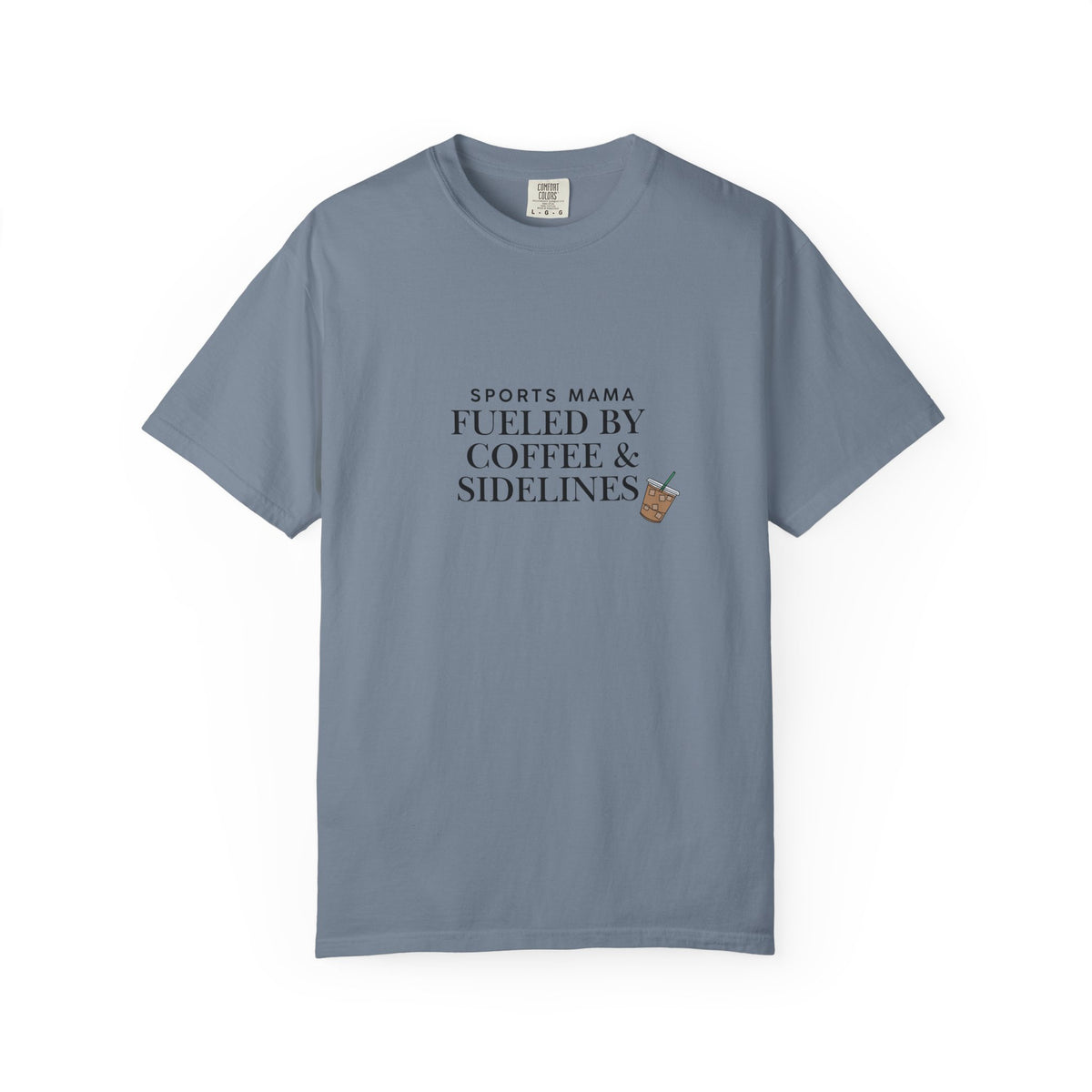 Sports Mama T-Shirt — "Fueled by Coffee & Sidelines" Graphic Tee