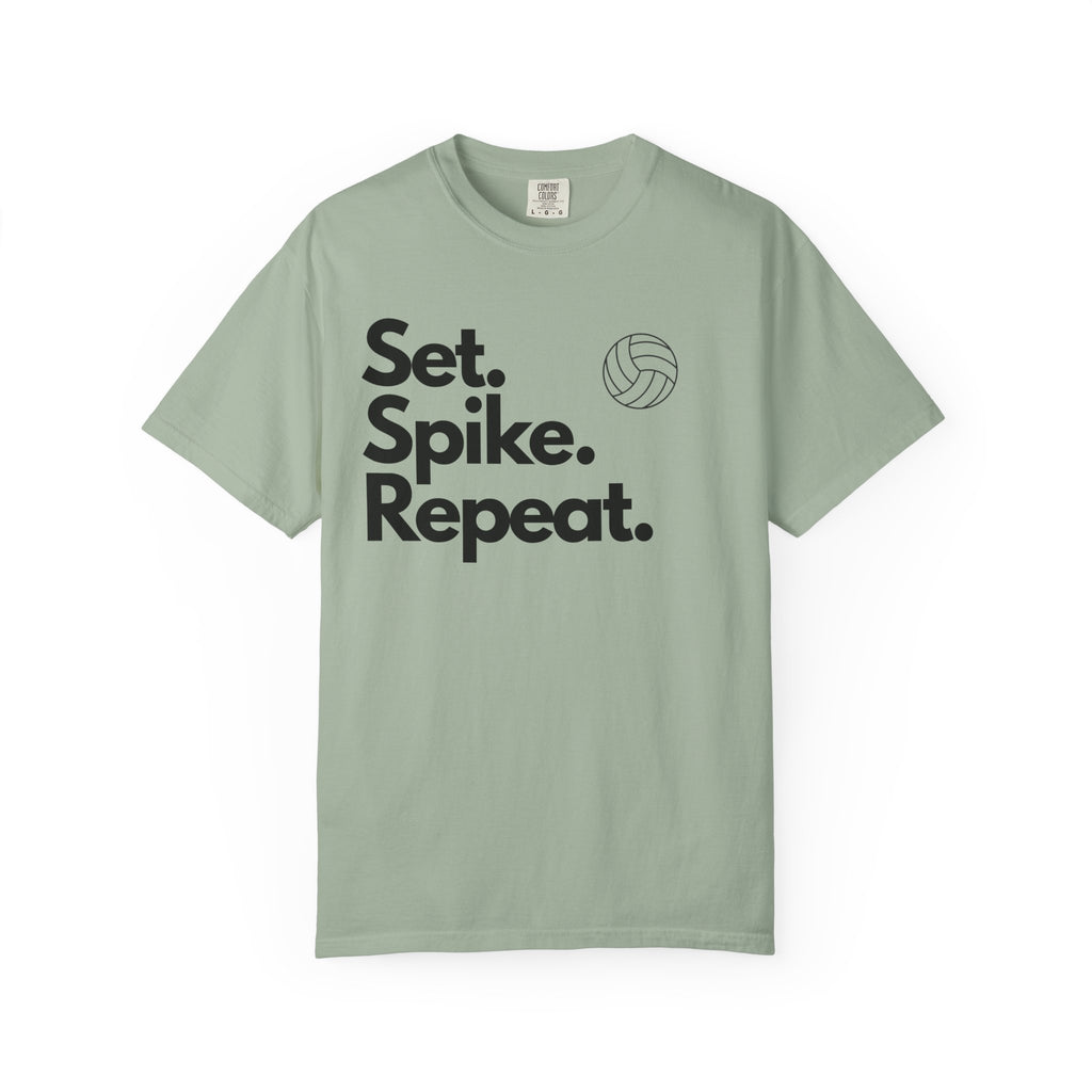 Set. Spike. Repeat. Volleyball T-Shirt