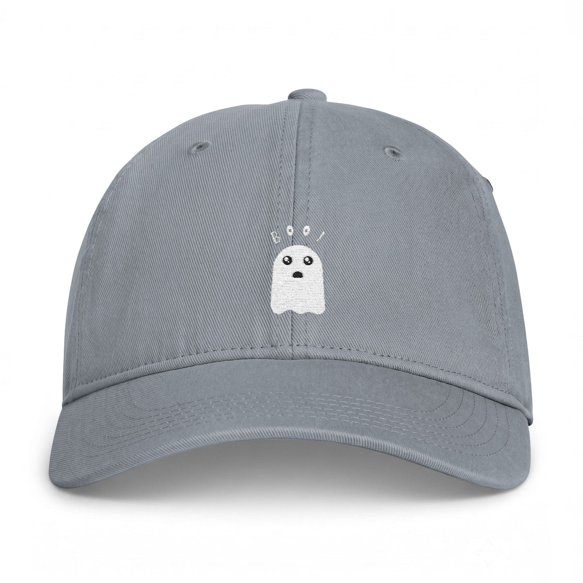 Washed Cap — Coastal Ghost Embroidered Dad Hat