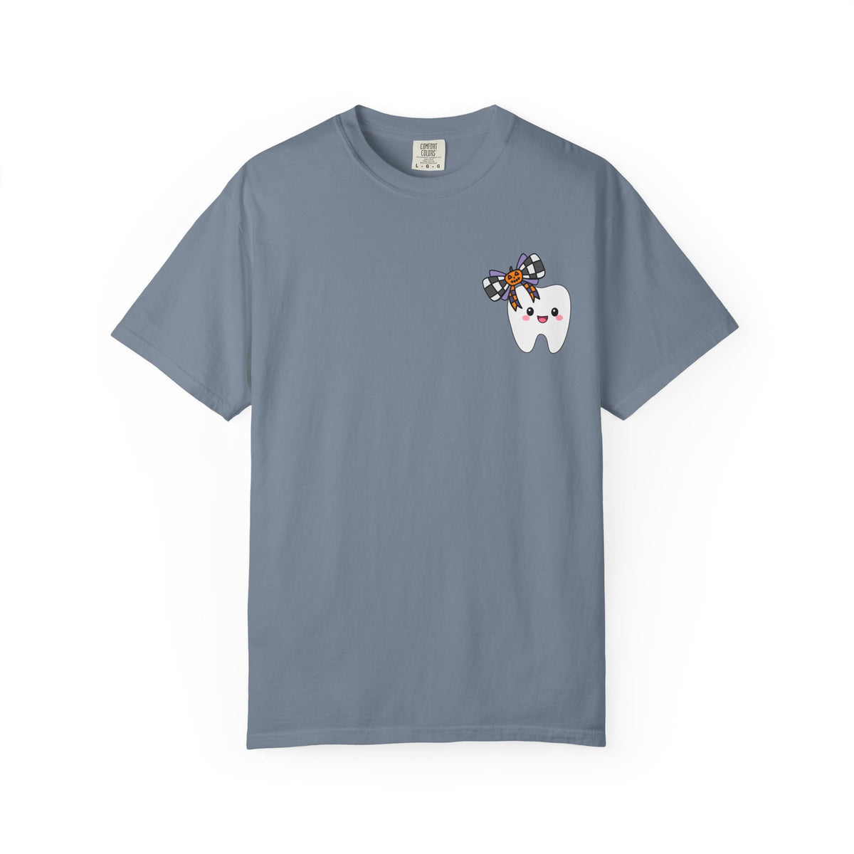 Hello Fall Tooth T-Shirt — Cute Dental Pumpkin & Coffee Autumn Tee