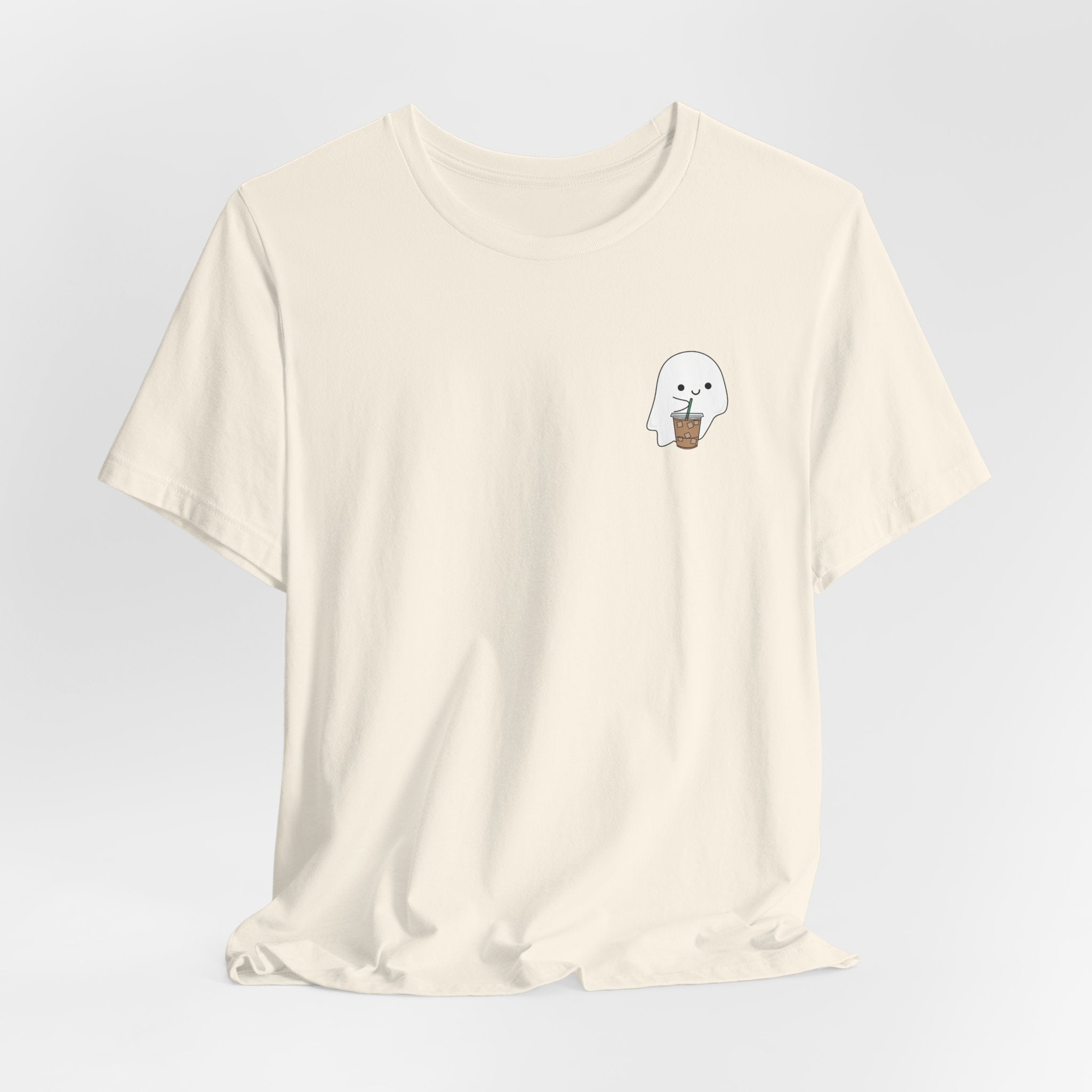 Seal with Coffee T-Shirt — Cute Minimal Pocket Graphic Tee