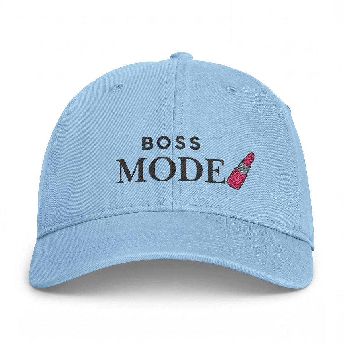 Boss Mode Coastal Washed Cap — Embroidered Flamingo & Pineapple Beach Hat