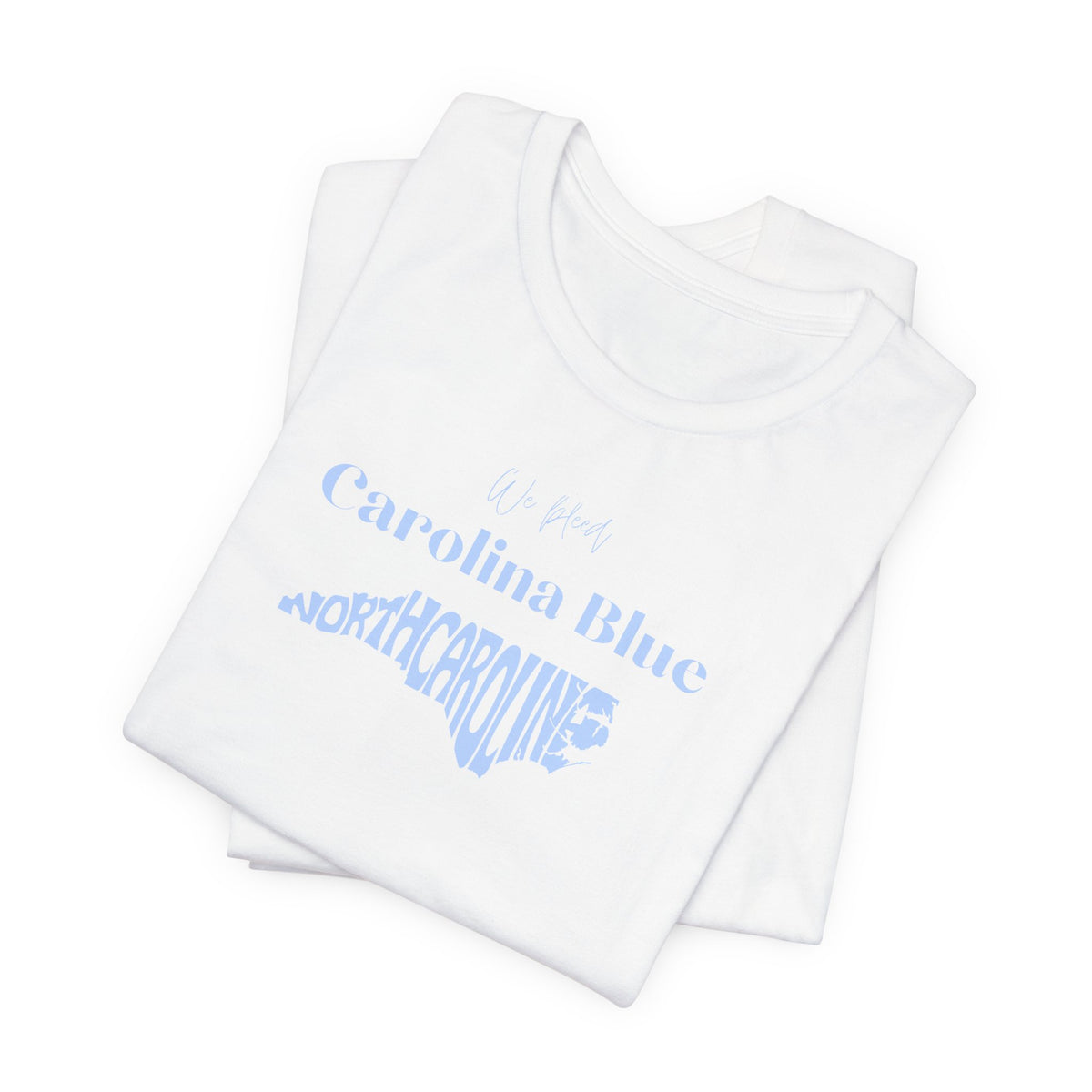 Carolina Blue North Carolina State Outline Tee