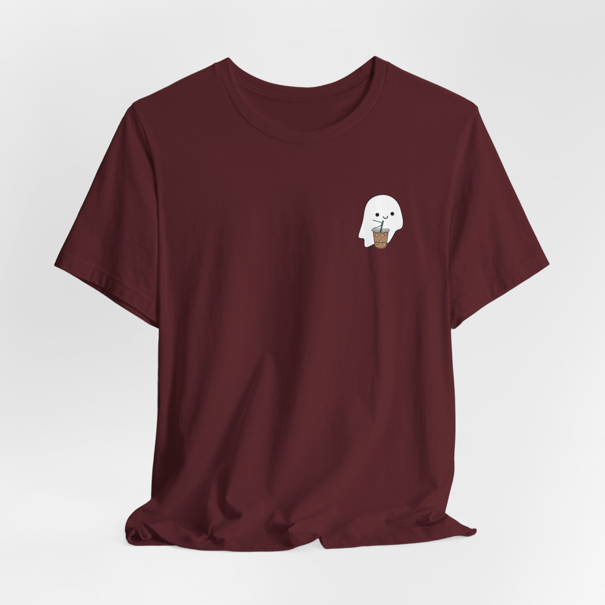 Seal with Coffee T-Shirt — Cute Minimal Pocket Graphic Tee