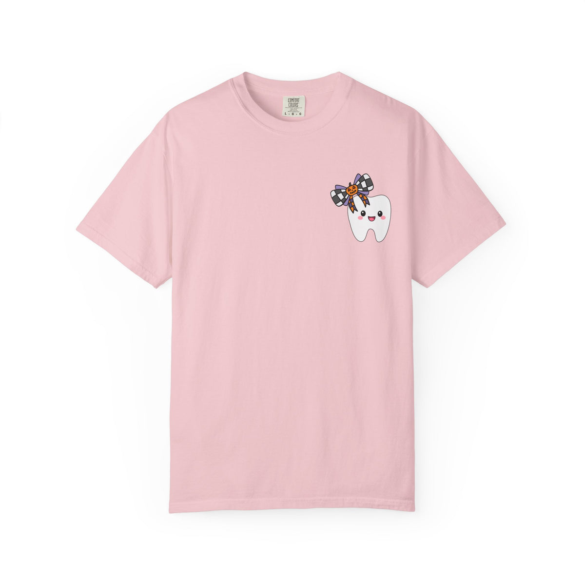 Hello Fall Tooth T-Shirt — Cute Dental Pumpkin & Coffee Autumn Tee
