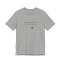 T-Shirt — "Half My Heart Is at NC State" Minimal Heart Graphic