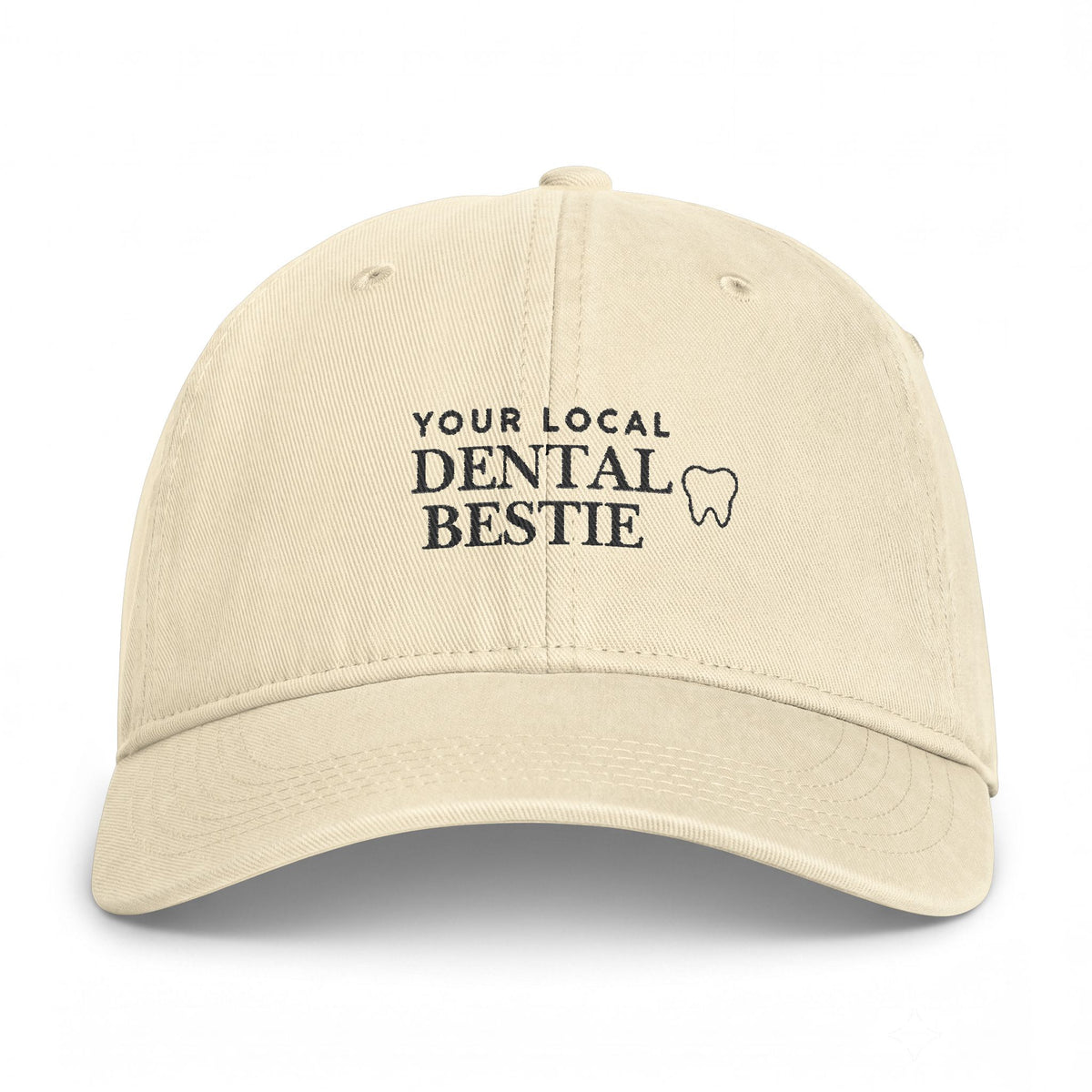 Dental Bestie Cap — Your Local Dental Bestie Washed Hat