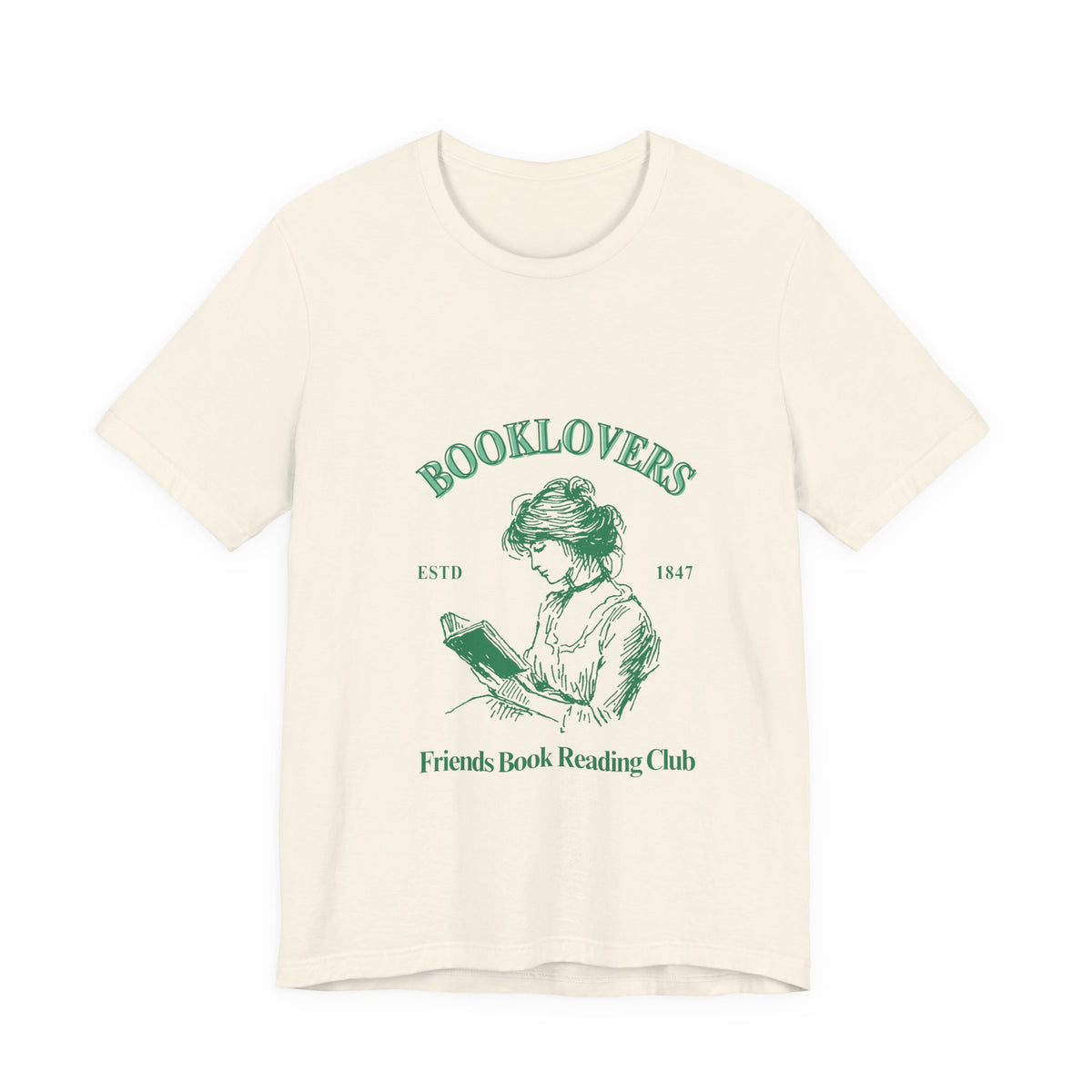 Booklovers Tee — Vintage ‘Friends Book Reading Club’ Graphic Shirt