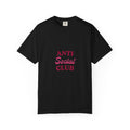 Anti Social Club T-Shirt — Minimalist Retro Red Graphic Tee