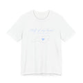 Half of My Heart T-Shirt – Minimal Blue Heart Tee
