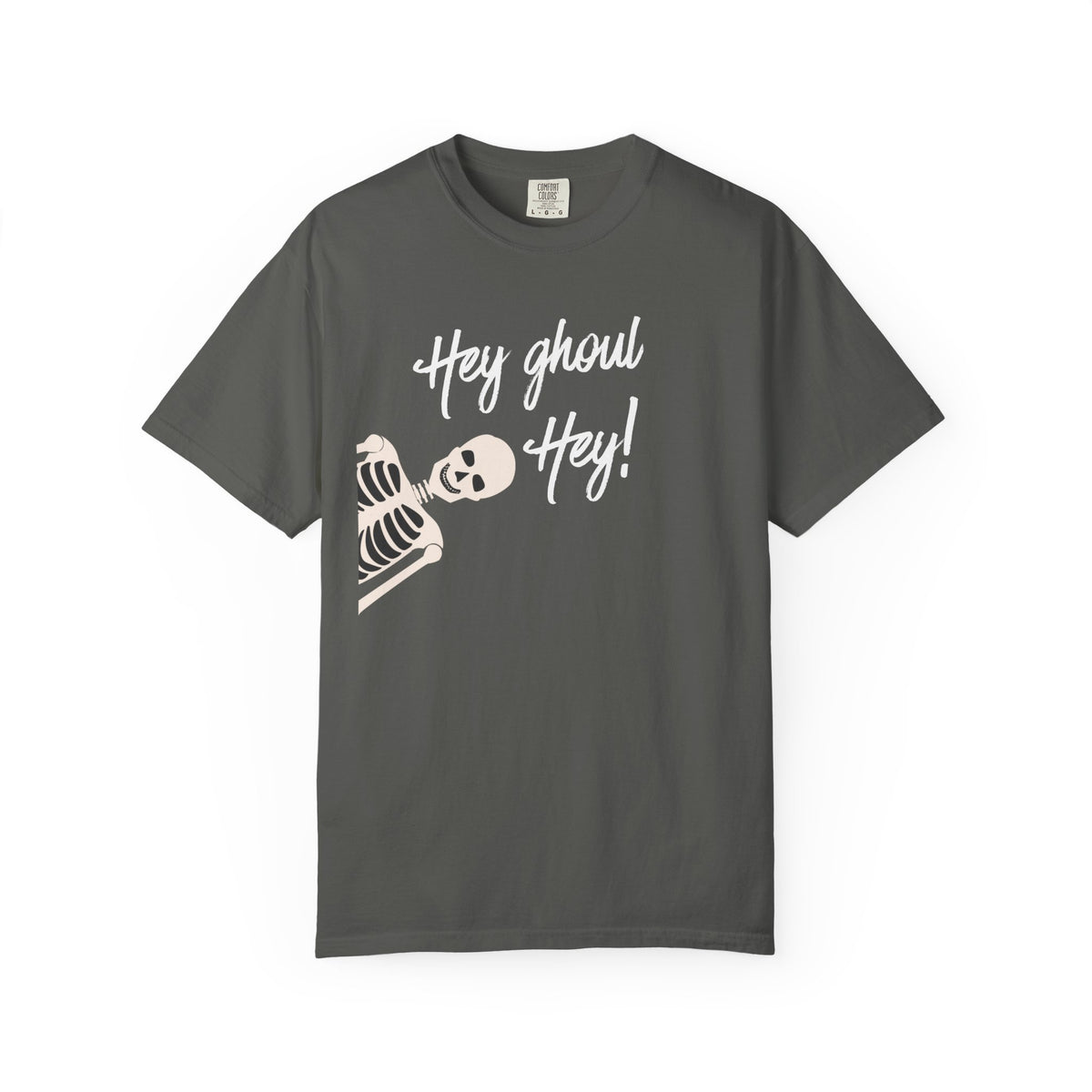 Hey Ghoul Hey! Skeleton Graphic T-Shirt — Halloween Casual Tee