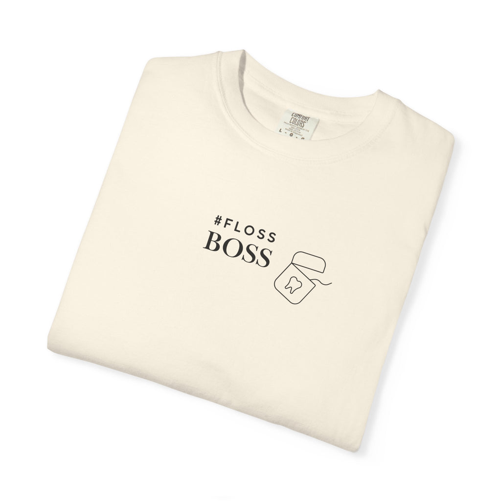 Floss Boss T-Shirt — Minimal Dental Humor Tee