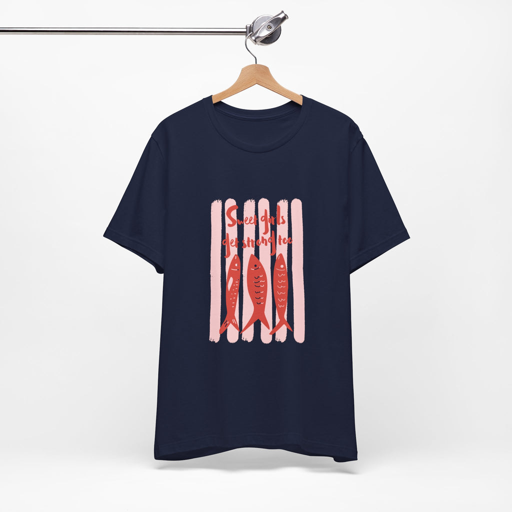T-Shirt — Sweet Girls Get Stitched Too Graphic Tee