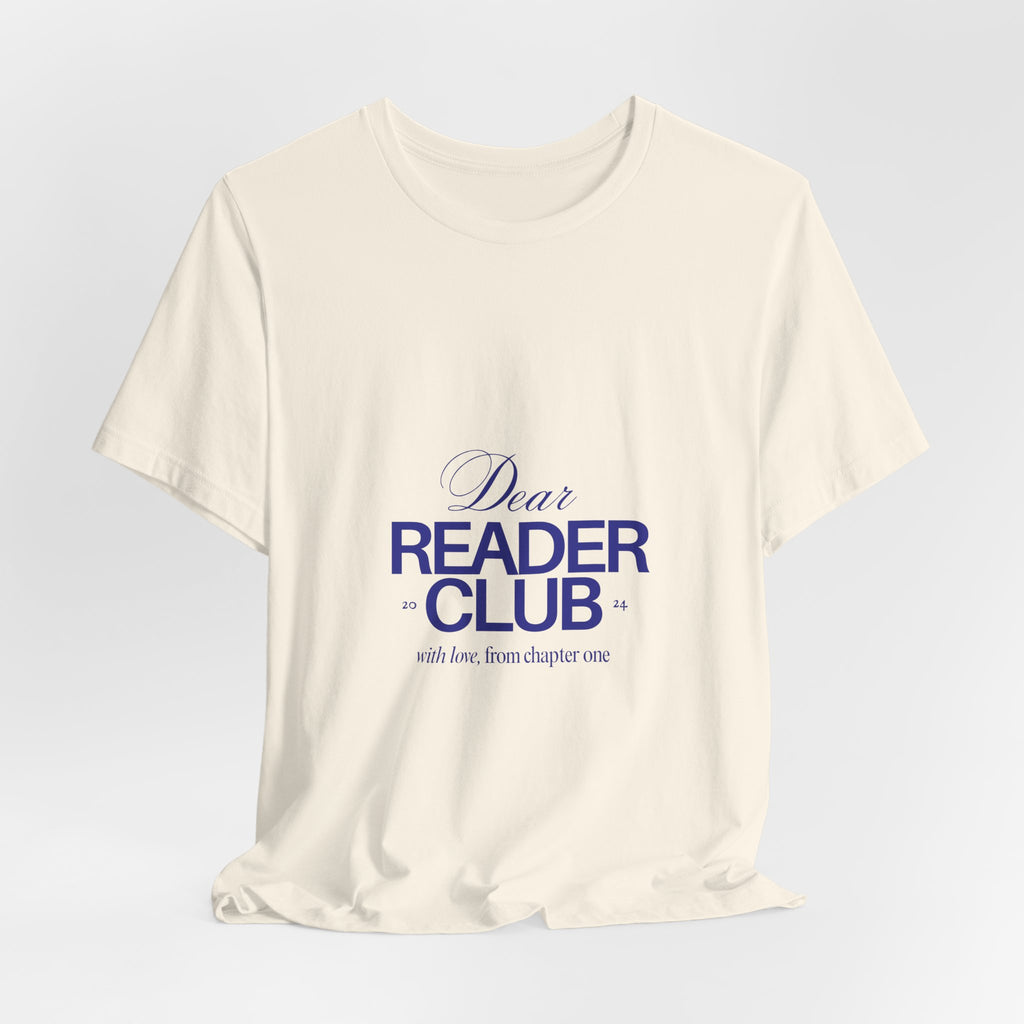 Reader Club T-Shirt — "Dear Reader Club" Literary Tee