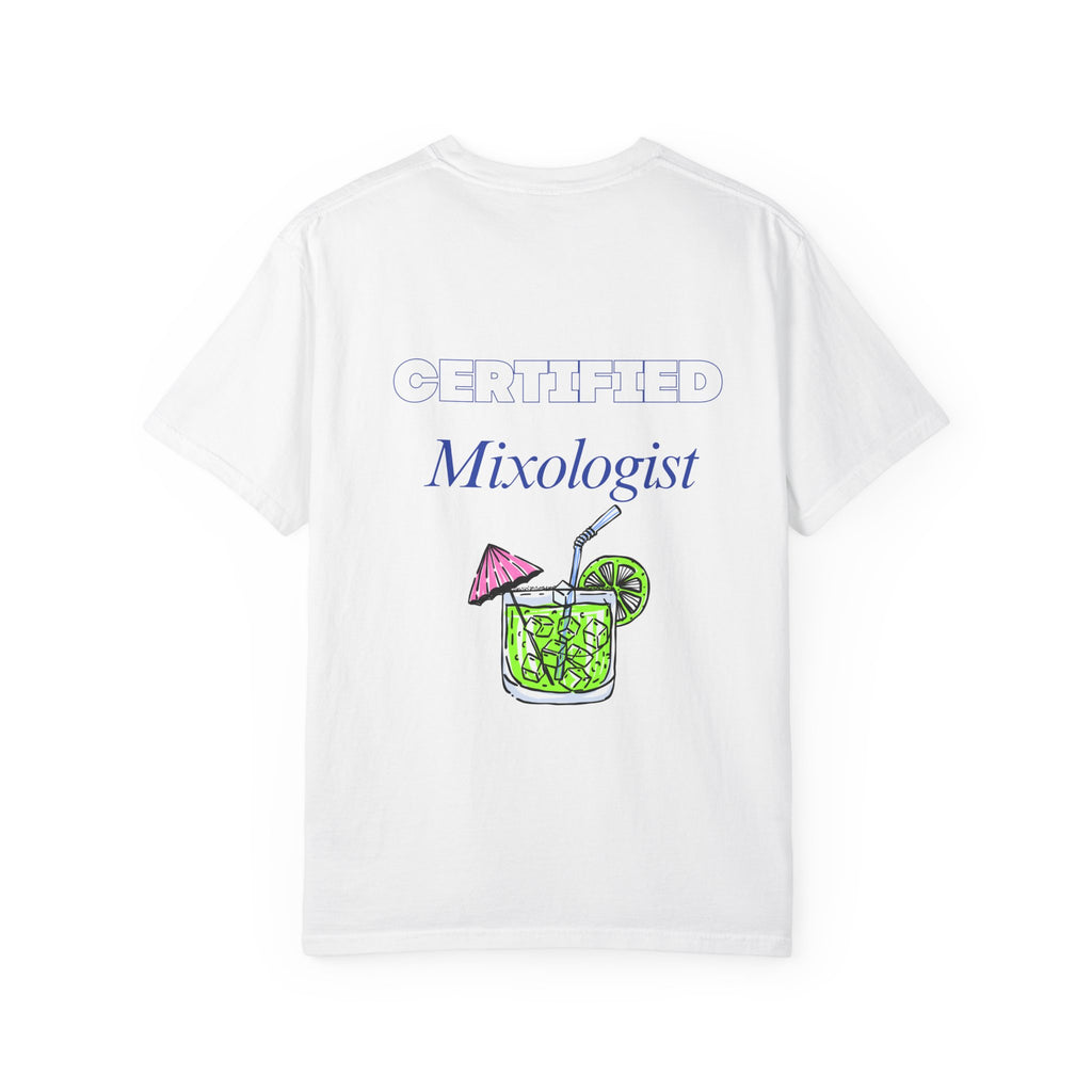 Certified Mixologist T-Shirt — I Like My Drink With An Umbrella Cocktail Tee