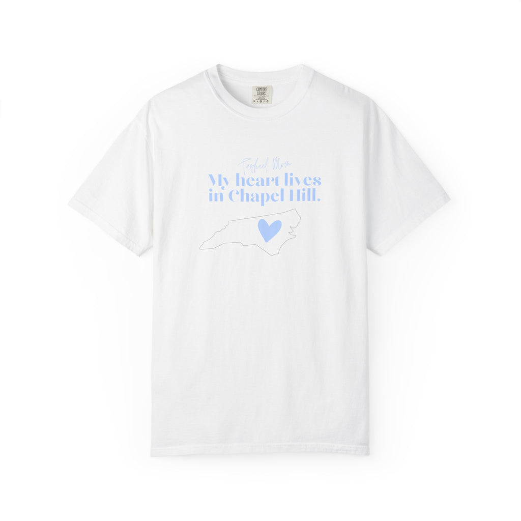 Chapel Hill Heart T-Shirt – "My heart lives in Chapel Hill" Cotton Tee