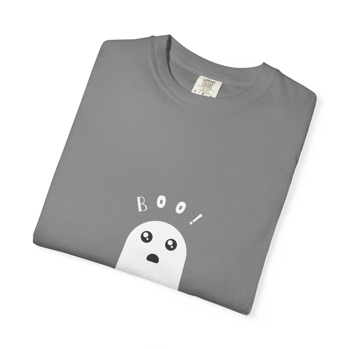 Boo Ghost Graphic T-Shirt — Cute Halloween Tee
