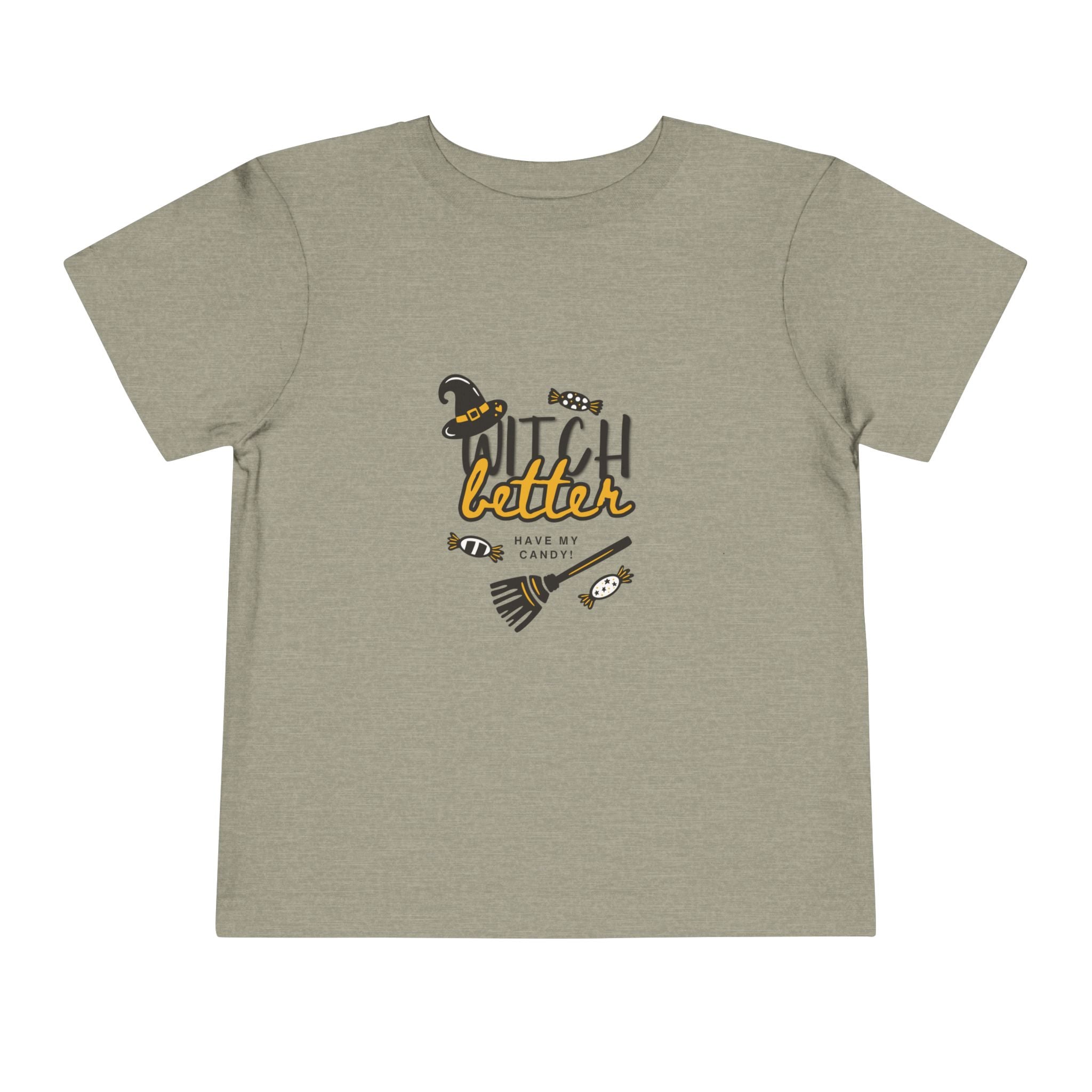 Toddler Tee — "Witch Better Have My Candy" Halloween Graphic