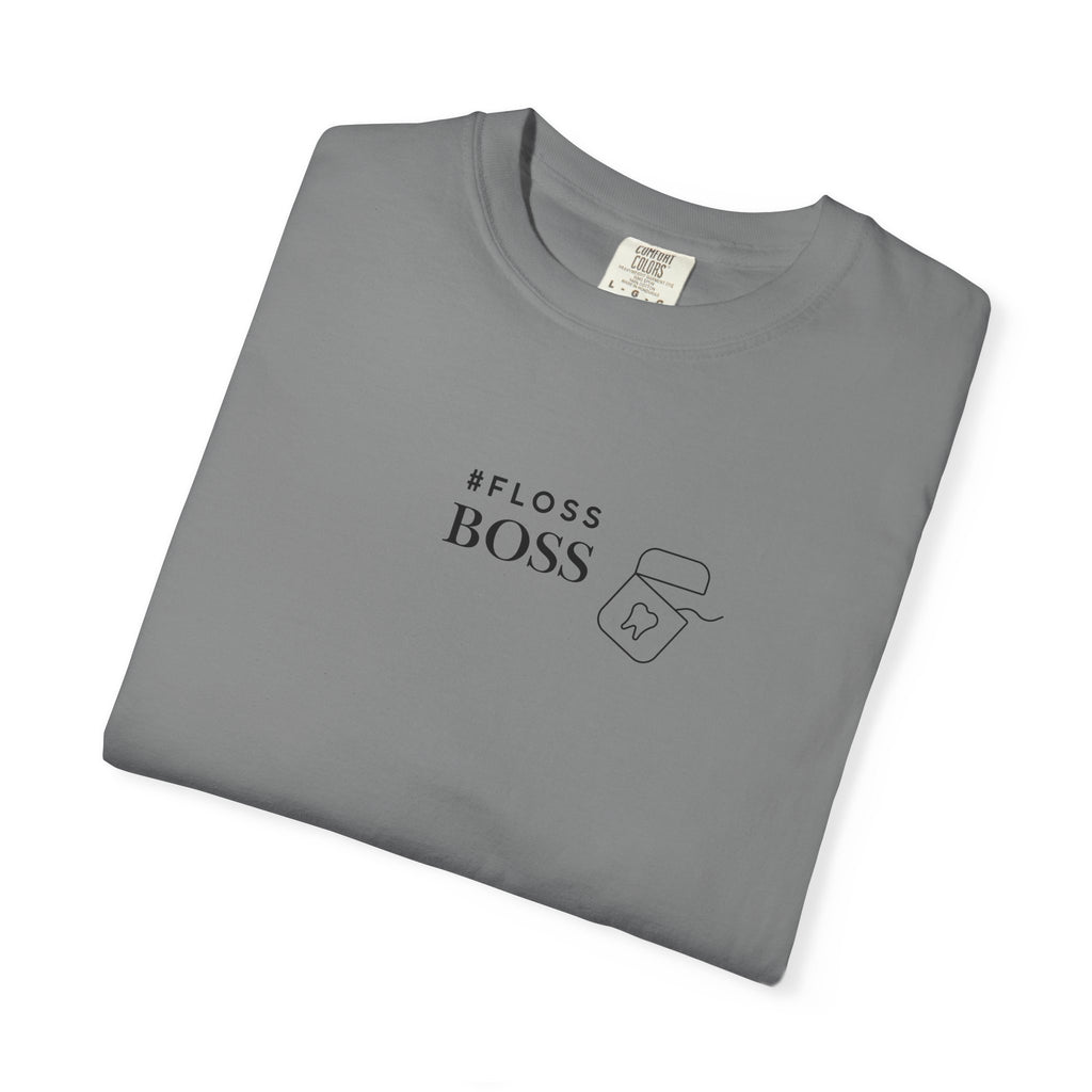 Floss Boss T-Shirt — Minimal Dental Humor Tee