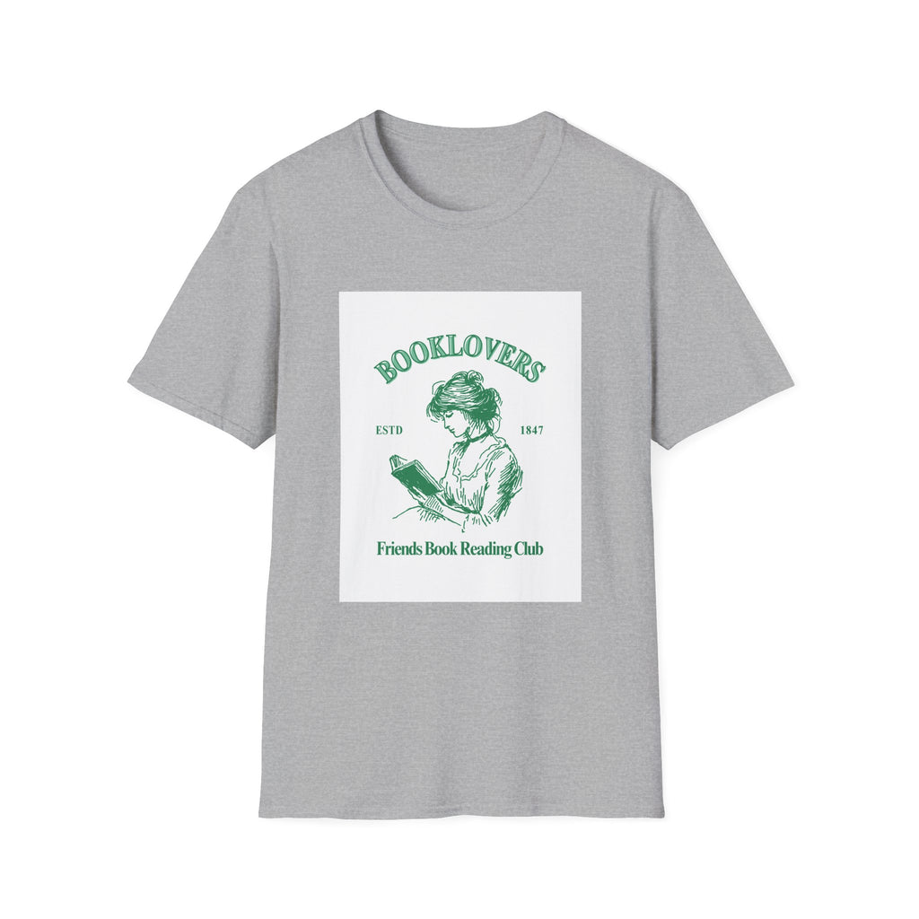 Booklovers T-Shirt — Vintage Reader Graphic Tee (Friends Beach Reading Club)