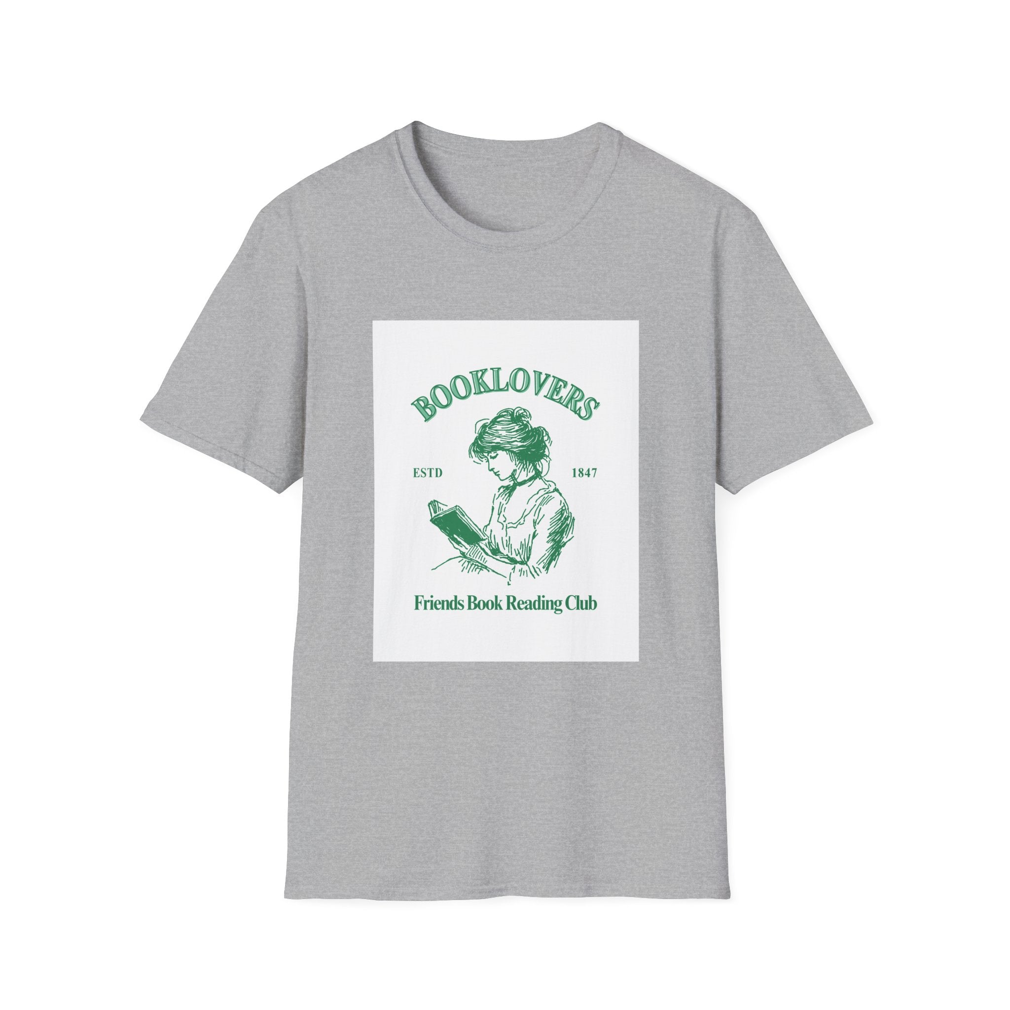 Booklovers T-Shirt — Vintage Reader Graphic Tee (Friends Beach Reading Club)