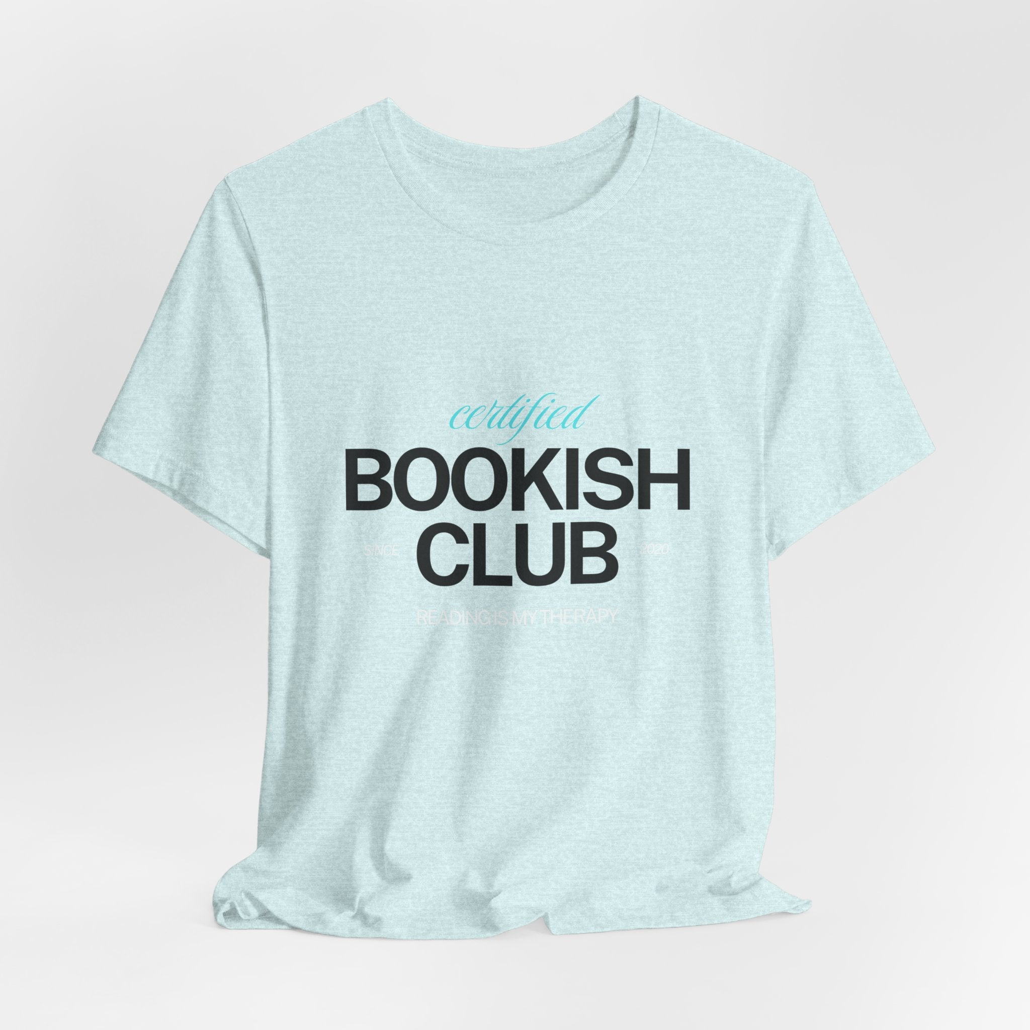 Bookish Club T-Shirt – 'Certified Bookish Club' Minimal Literary Tee