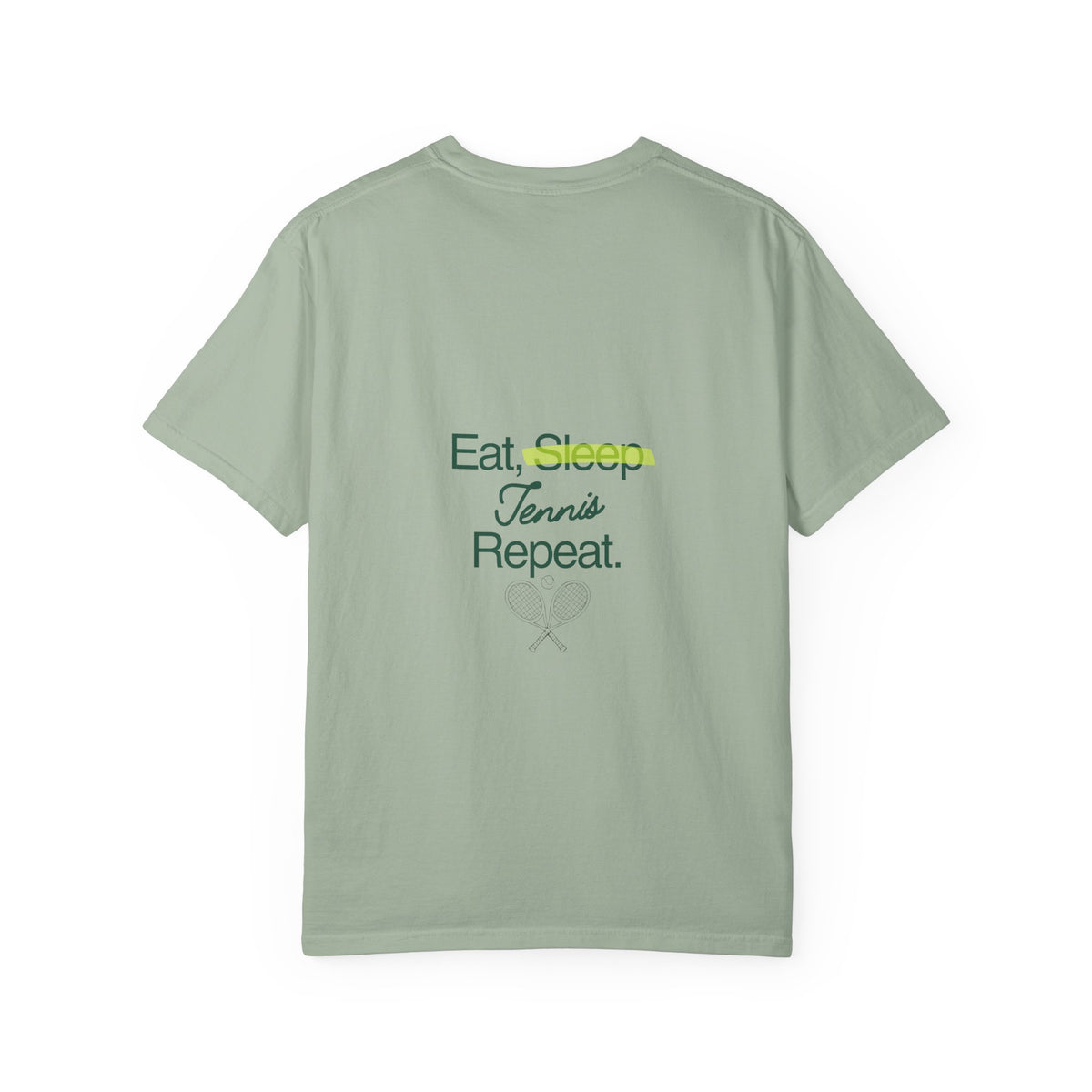 T-Shirt — "Eat, Sleep, Tennis, Repeat" Graphic Tee