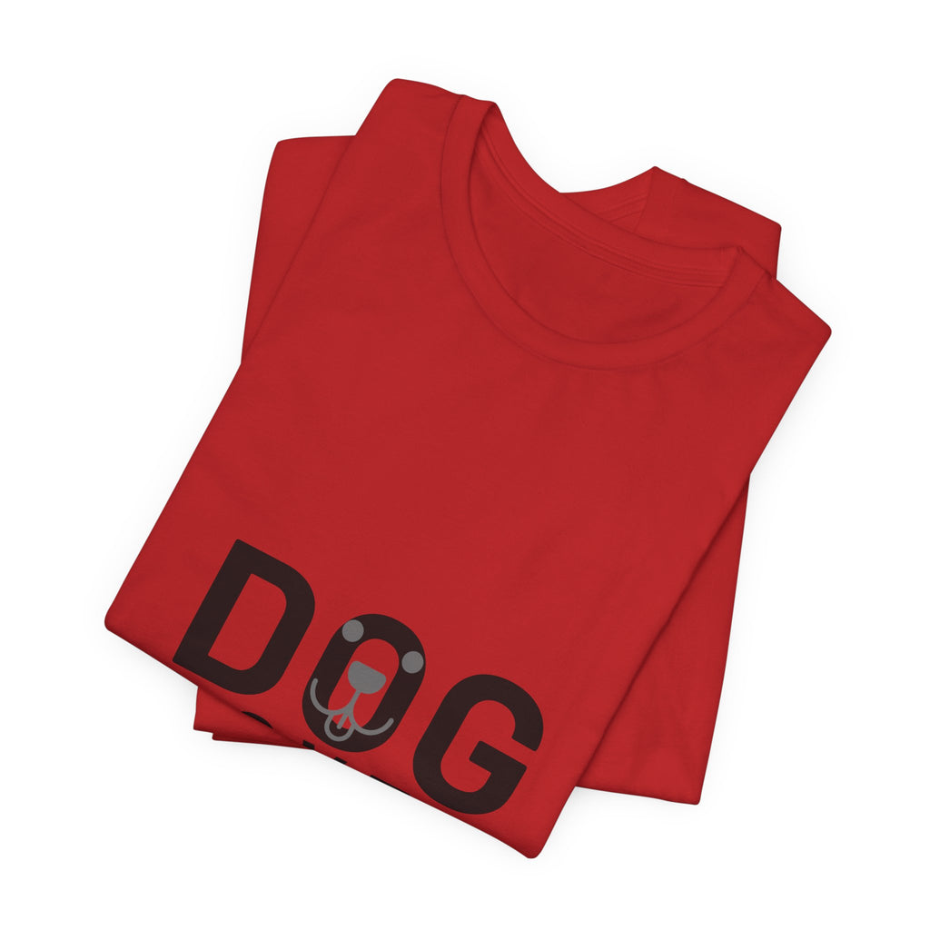 Dog Lover T-Shirt — Cute Paw & Collar Graphic Tee for Pet Owners