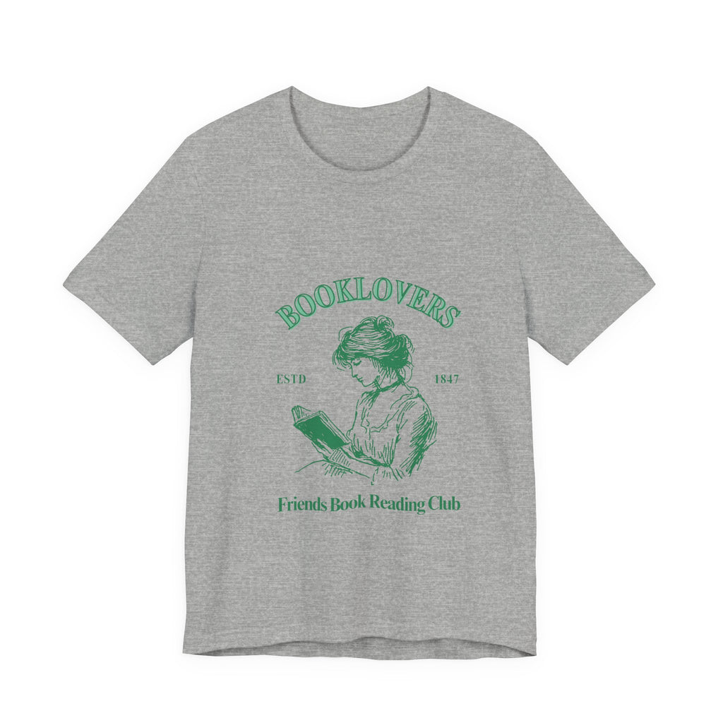 Booklovers Tee — Vintage ‘Friends Book Reading Club’ Graphic Shirt