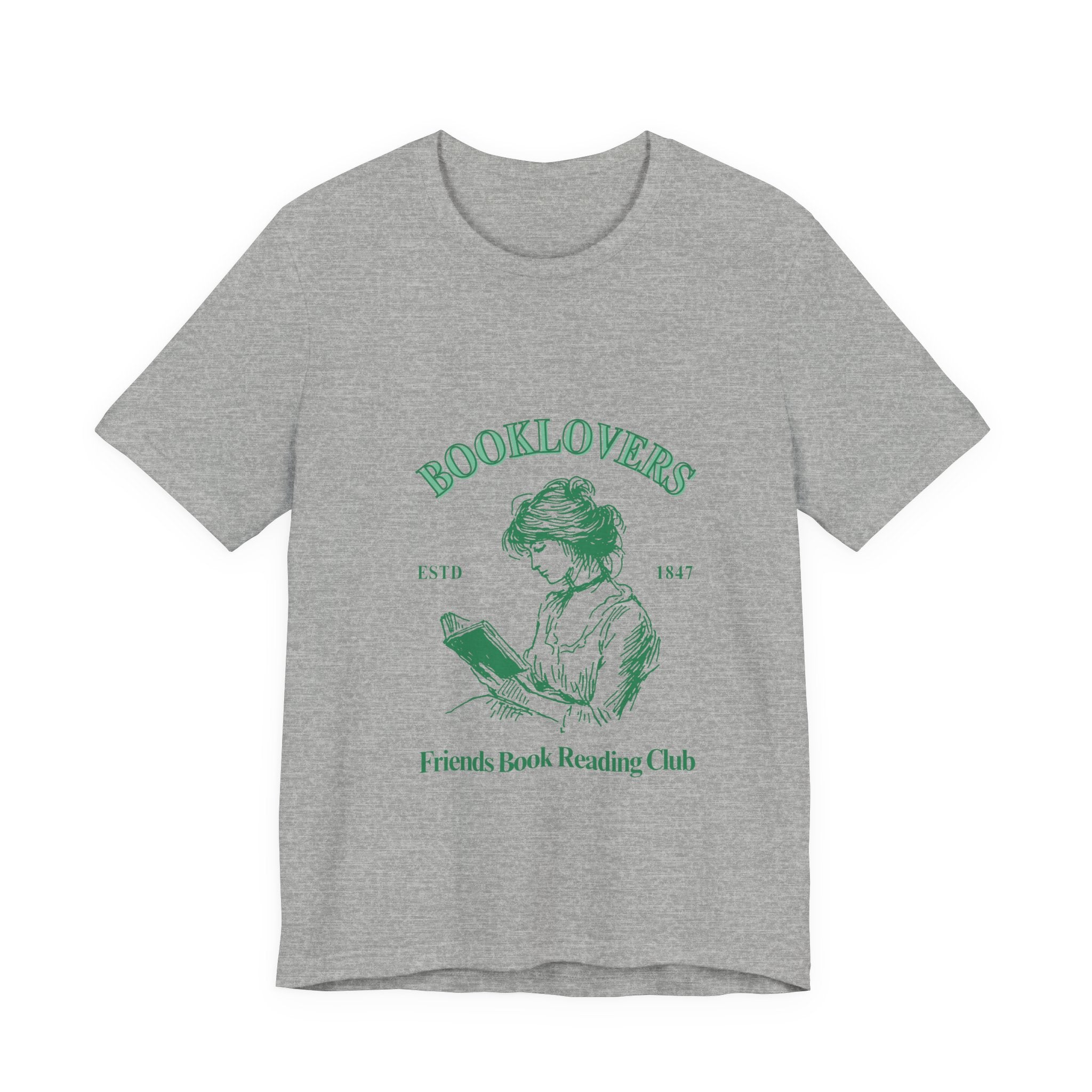 Booklovers Tee — Vintage ‘Friends Book Reading Club’ Graphic Shirt