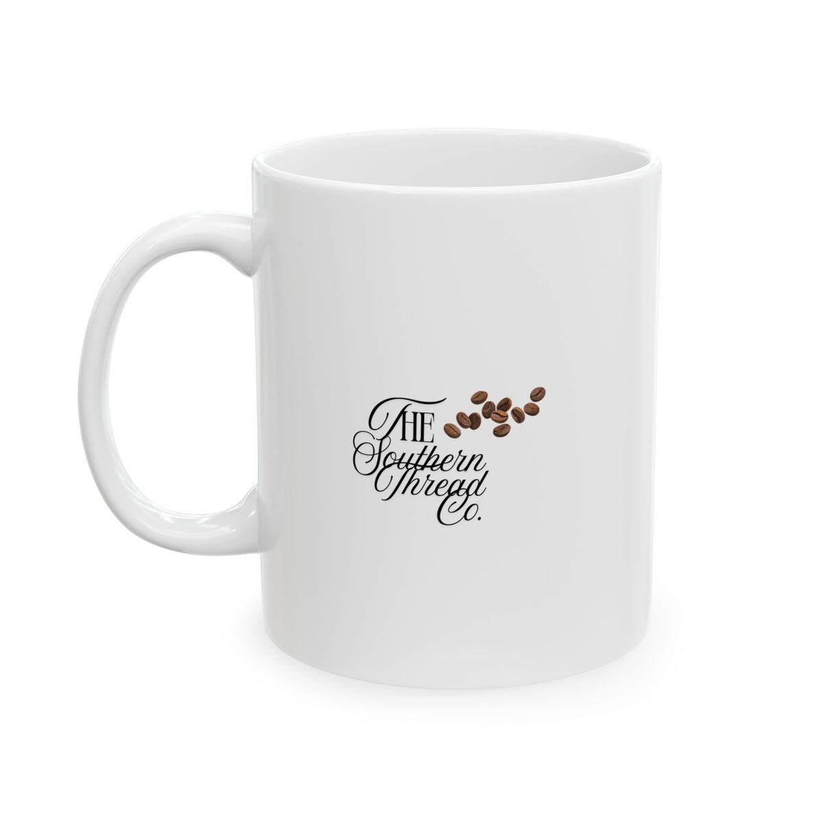 Coffee Love Ceramic Mug — Cute Heart & Smiling Cup Design (11oz, 15oz)
