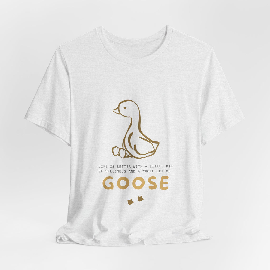 Goose Graphic Tee – Cute Minimal Duckling Design