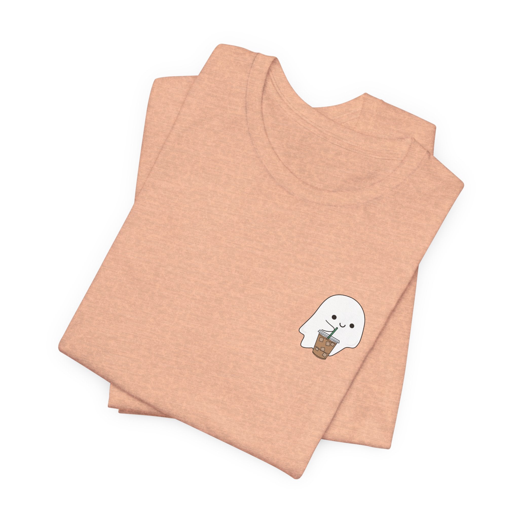Seal with Coffee T-Shirt — Cute Minimal Pocket Graphic Tee