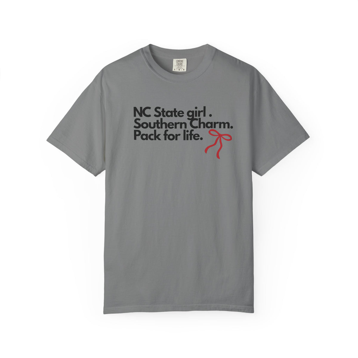 NC State Girl Southern Charm T-Shirt — 'Pack for Life' College Tee
