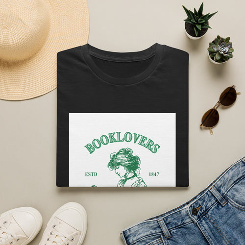 Booklovers T-Shirt — Vintage Reader Graphic Tee (Friends Beach Reading Club)